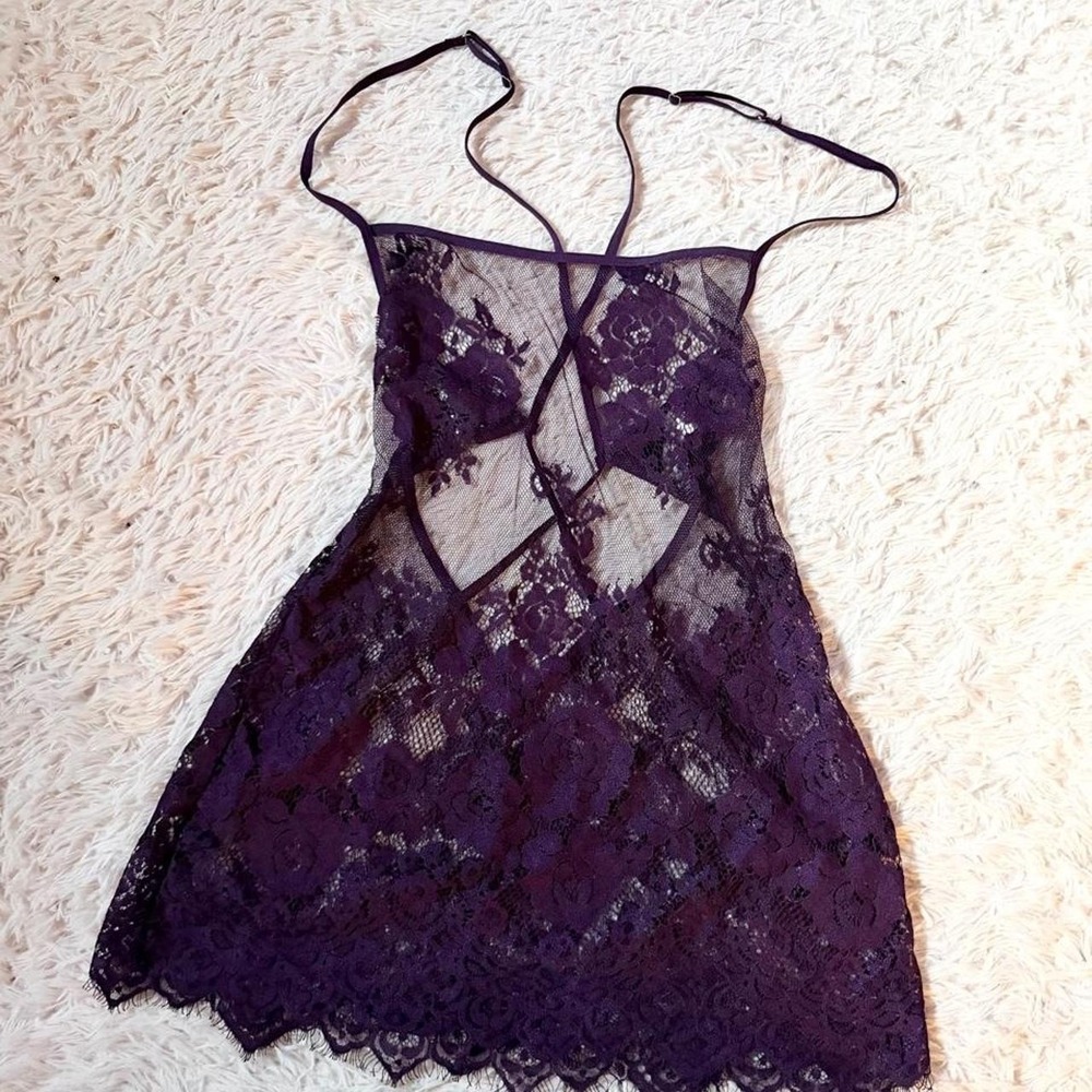 Sexy Delicate Lace Open Weave Floral Delicate Lingerie Sleepwear Womens S Fairy